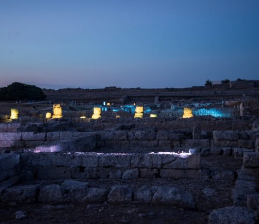 Drawing Egnazia, Lo spettacolo dell'archeologia, rovine notturne