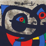 Miró, le lezard aux plumes d'or (La lucertola dalle piume d'oro) - litografia