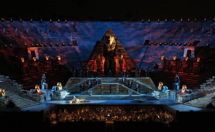 Aida, Arena di Verona, Opera Festiva 2018 (allestimenti di Franco Zeffirelli)