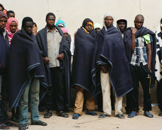 Fotografia Europea: Detention center of Zaouia, Libya (2014). © Samuel Gratacap