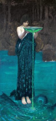 - John W. Waterhouse, Circe invidiosa, 1892, olio su tela. Adelaide, Art Gallery of South Australia.